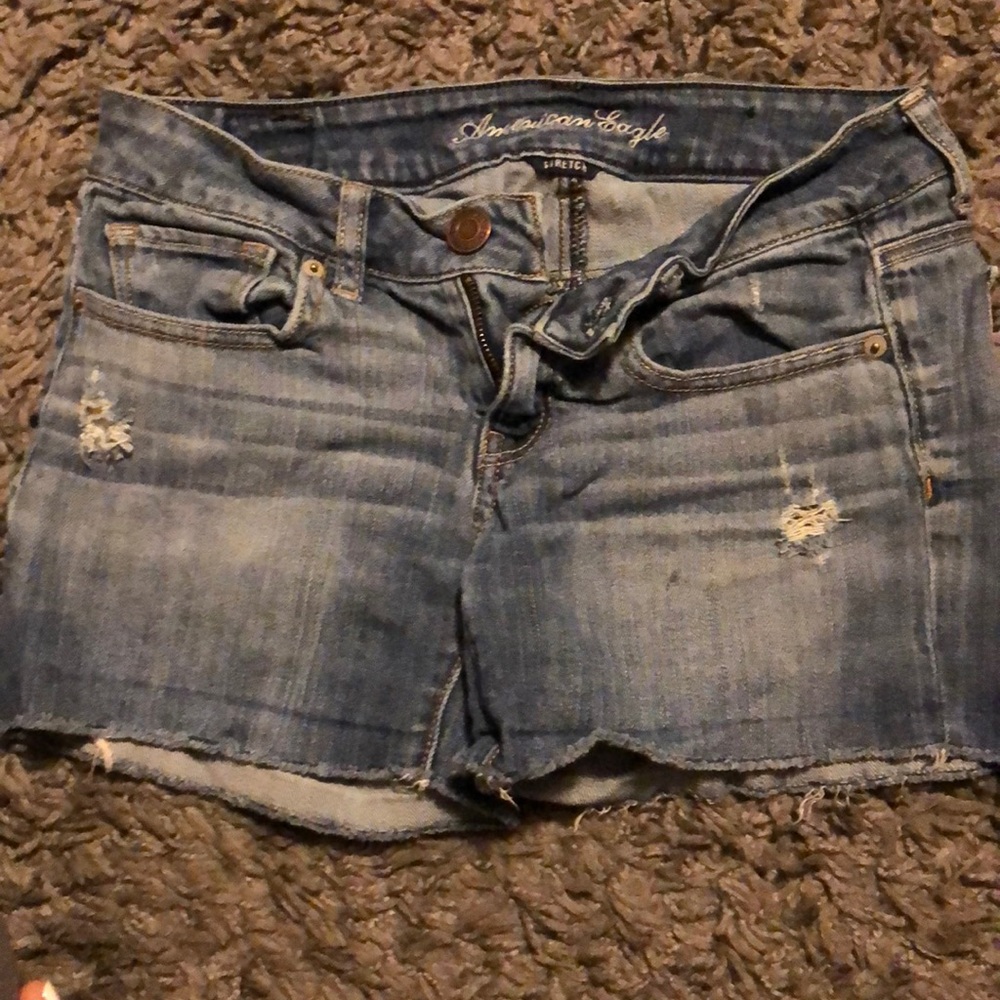 American Eagle Stretch Jean Shorts